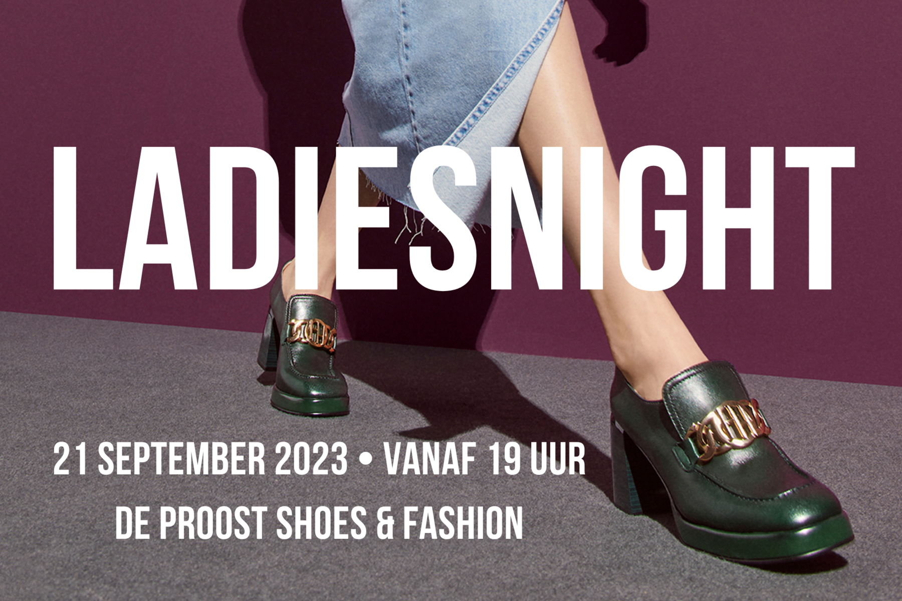 Daar is de ladiesnight weer!
