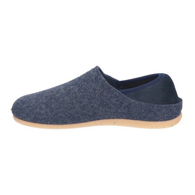 Zwarte Pantoffels Hot Potatoes Orsk - Comfortabel & Warm, Marineblauw Accent, Maat 40 EU