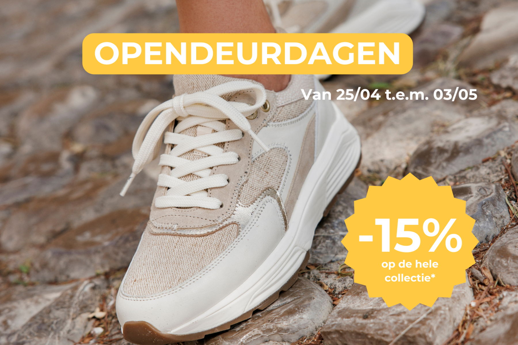 15% korting tijdens Opendeurdagen